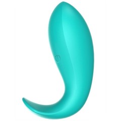 Зеленая вагинальная вибропробка для ношения Ava с пультом ДУ
