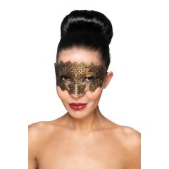 Золотистая карнавальная маска  Каус 